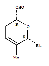 2H-pyran-2-carboxaldehyde,6-ethyl-3,6-dihydro-5-methyl-,(2r,6r)-(9ci) Structure,380355-91-9Structure