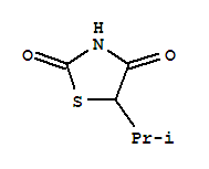 2,4-Thiazolidinedione,5-(1-methylethyl)-(9ci) Structure,3805-26-3Structure