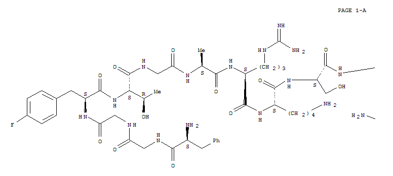 [(P-fluoro)phe4]nociceptin-(1-13)nh2 Structure,380620-88-2Structure