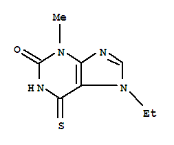 2H-purin-2-one,7-ethyl-1,3,6,7-tetrahydro-3-methyl-6-thioxo-(9ci) Structure,380640-15-3Structure