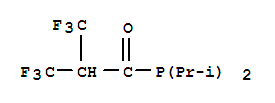 Phosphine,bis(1-methylethyl)[3,3,3-trifluoro-1-oxo-2-(trifluoromethyl)propyl ]- Structure,38079-85-5Structure