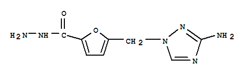 2-Furancarboxylicacid,5-[(3-amino-1h-1,2,4-triazol-1-yl)methyl ]-,hydrazide(9ci) Structure,381201-04-3Structure