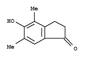 4,6-Dimethyl-5-hydroxy-indan-1-one Structure,381220-71-9Structure