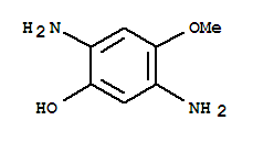 Phenol ,2,5-diamino-4-methoxy- Structure,38213-79-5Structure