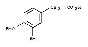 Benzeneacetic acid,4-ethoxy-3-ethyl-(9ci) Structure,383134-75-6Structure