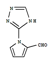 1H-pyrrole-2-carboxaldehyde,1-(1h-1,2,4-triazol-3-yl)-(9ci) Structure,383136-37-6Structure