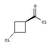 Cyclobutanecarbonyl chloride,3-chloro-,trans-(9ci) Structure,38352-91-9Structure