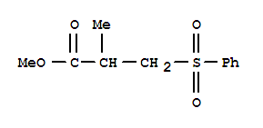 Methyl 3-phenylsulfonylisobutyrate Structure,38435-13-1Structure