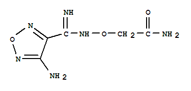 Acetamide,2-[[[(4-amino-1,2,5-oxadiazol-3-yl)iminomethyl ]amino]oxy]-(9ci) Structure,384860-09-7Structure