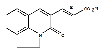 3-(1,2-Dihydro-4-oxo-pyrrolo-[3,2,1-ij]-quinolin-5-yl)-(2e)-propenoic acid Structure,386715-45-3Structure