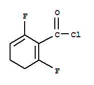 1,5-Cyclohexadiene-1-carbonyl chloride,2,6-difluoro-(9ci) Structure,387337-22-6Structure