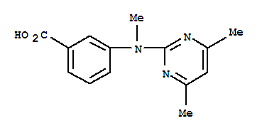 N-(4,6-dimethylpyrimidin-2-yl)-n-methyl-4-amino-benzoic acid Structure,387350-52-9Structure