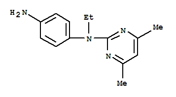 N-(4-aminophenyl)-n-ethyl-4,6-dimethyl-2-pyrimidinamine Structure,387358-43-2Structure