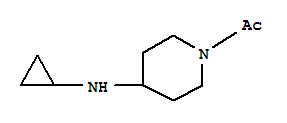 1-[4-(Cyclopropylamino)-1-piperidinyl]ethanone Structure,387358-46-5Structure