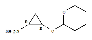 Cyclopropanamine,n,n-dimethyl-2-[(tetrahydro-2h-pyran-2-yl)oxy]-,(1r,2s)-rel-(9ci) Structure,387845-26-3Structure