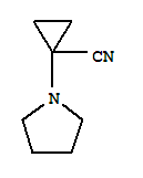 Cyclopropanecarbonitrile,1-(1-pyrrolidinyl)-(9ci) Structure,387845-43-4Structure