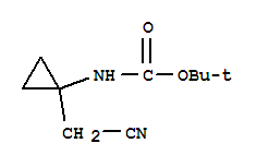 Carbamic acid,[1-(cyanomethyl)cyclopropyl ]-,1,1-dimethylethyl ester (9ci) Structure,387845-50-3Structure