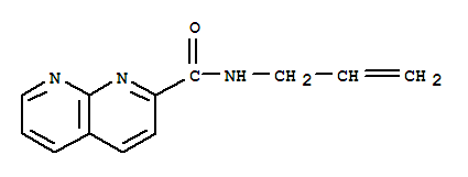 1,8-Naphthyridine-2-carboxamide,n-2-propenyl-(9ci) Structure,388565-60-4Structure