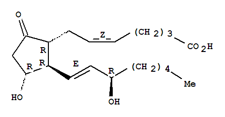 (5Z,11alpha,13e,15r)-11,15-dihydroxy-9-oxo-prosta-5,13-dien-1-oic acid Structure,38873-82-4Structure