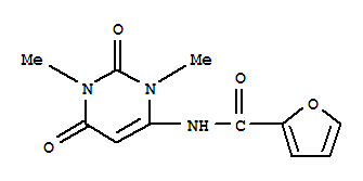 2-Furancarboxamide,n-(1,2,3,6-tetrahydro-1,3-dimethyl-2,6-dioxo-4- Structure,389066-05-1Structure