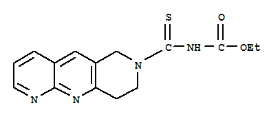 Carbamic acid,[(8,9-dihydropyrido[2,3-b][1,6]naphthyridin-7(6h)-yl)thioxomethyl ]-,ethyl ester (9ci) Structure,389117-42-4Structure