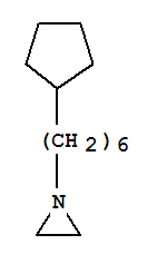 Aziridine, 1-(6-cyclopentylhexyl)-(9ci) Structure,38914-52-2Structure