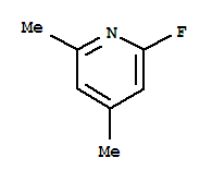 Pyridine,2-fluoro-4,6-dimethyl-(9ci) Structure,38926-11-3Structure