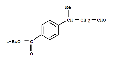 Benzoic acid,4-(1-methyl-3-oxopropyl)-,1,1-dimethylethyl ester (9ci) Structure,389625-40-5Structure