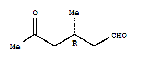 Hexanal, 3-methyl-5-oxo-, (3r)-(9ci) Structure,389837-64-3Structure