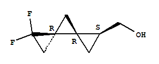 Dispiro[2.0.2.1]heptane-1-methanol ,5,5-difluoro-,(1s,3r,4r)-(9ci) Structure,389873-52-3Structure