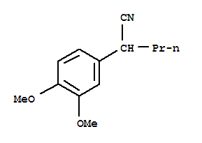 1-(3,4-Dimethoxyphenyl)-valeronitrile Structure,39066-07-4Structure