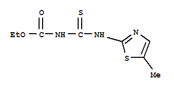 Carbamic acid,[[(5-methyl-2-thiazolyl)amino]thioxomethyl ]-,ethyl ester (9ci) Structure,39122-63-9Structure