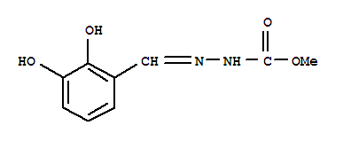 Hydrazinecarboxylic acid,[(2,3-dihydroxyphenyl)methylene]-,methyl ester (9ci) Structure,391254-08-3Structure