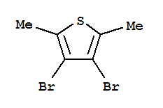 2,4-Dibromo-3,5-dimethylthiophene Structure,39129-54-9Structure