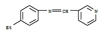 Benzenamine,4-ethyl-n-(3-pyridinylmethylene)-(9ci) Structure,391608-80-3Structure