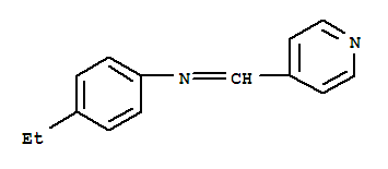 Benzenamine,4-ethyl-n-(4-pyridinylmethylene)-(9ci) Structure,391609-31-7Structure