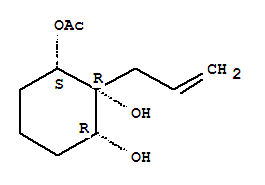 (1S,2r,3r)-2-allyl-2,3-dihydroxycyclohexyl acetate Structure,392300-29-7Structure