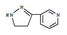 Pyridine,3-(4,5-dihydro-1h-pyrazol-3-yl)-(9ci) Structure,392727-86-5Structure