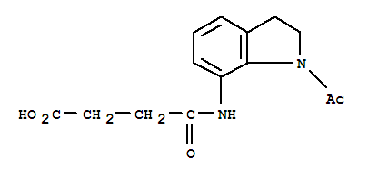 4-[(1-Acetyl-2,3-dihydro-1h-indol-7-yl)amino]-4-oxobutanoicacid Structure,394654-07-0Structure