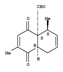 4A(4h)-naphthalenecarboxaldehyde,1,5,8,8a-tetrahydro-2,5-dimethyl-1,4-dioxo-,(4ar,5r,8as)-rel-(9ci) Structure,395643-37-5Structure