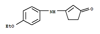 2-Cyclopenten-1-one,3-[(4-ethoxyphenyl)amino]-(9ci) Structure,396104-41-9Structure