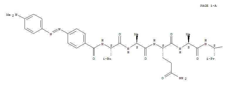 Dabcyl-leu-ala-gln-ala-val-arg-ser-ser-ser-arg-edans Structure,396716-14-6Structure