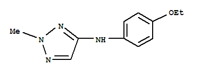 2H-1,2,3-triazol-4-amine,n-(4-ethoxyphenyl)-2-methyl-(9ci) Structure,397884-57-0Structure