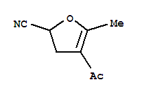 2-Furancarbonitrile, 4-acetyl-2,3-dihydro-5-methyl-(9ci) Structure,39822-46-3Structure