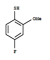 Benzenethiol ,4-fluoro-2-methoxy-(9ci) Structure,398456-80-9Structure