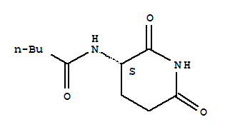 Pentanamide,n-[(3s)-2,6-dioxo-3-piperidinyl ]-(9ci) Structure,398470-10-5Structure