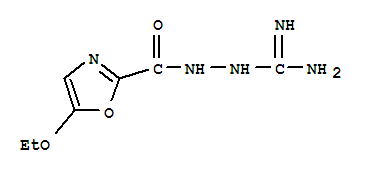 2-Oxazolecarboxylicacid,5-ethoxy-,2-(aminoiminomethyl)hydrazide(9ci) Structure,398996-54-8Structure