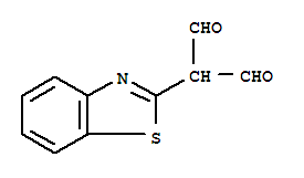 Propanedial, 2-benzothiazolyl-(9ci) Structure,40070-83-5Structure