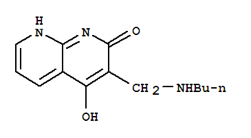 1,8-Naphthyridin-2(1h)-one,3-[(butylamino)methyl]-4-hydroxy-(9ci) Structure,401938-62-3Structure