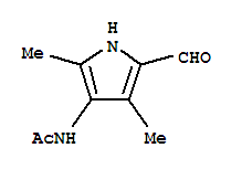 Acetamide, n-(5-formyl-2,4-dimethyl-1h-pyrrol-3-yl)-(9ci) Structure,40236-27-9Structure